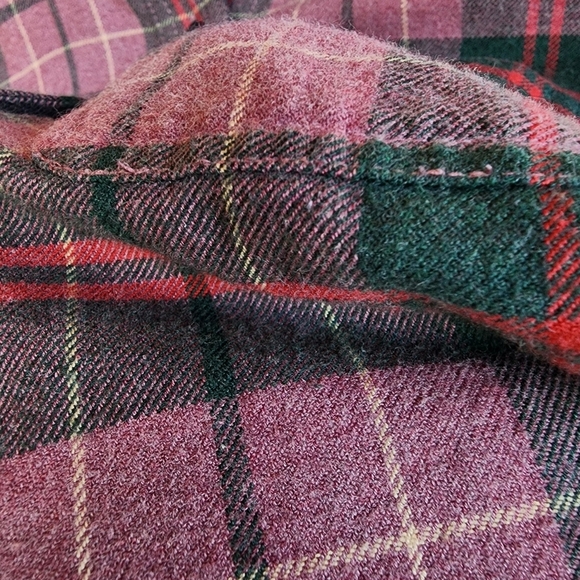 J.Crew | Prince Upcycled Reworked Womens Flannel XS Small - Picture 4 of 7
